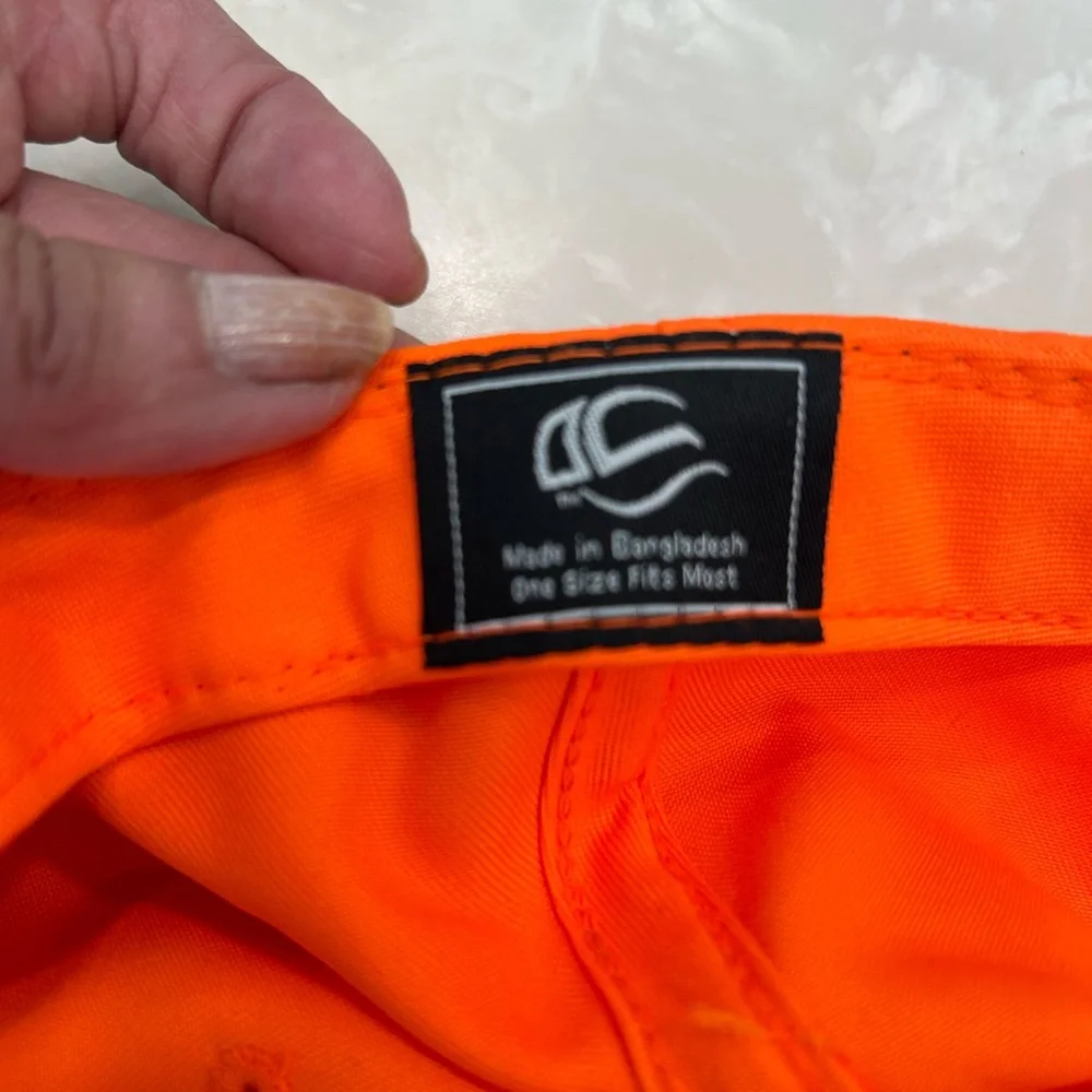 Thomco Inc Orange and Brown Cap, Hunter Orange, Adjustable Size